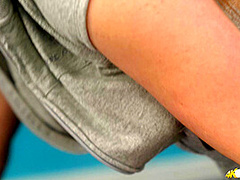 Scarlett Jones in Locker Room Perv - DownblouseJerk