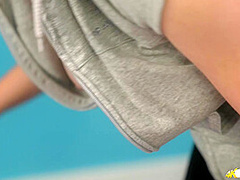 Scarlett Jones in Locker Room Perv - DownblouseJerk