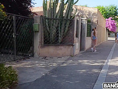 Sneaking Out For Anal With Melania Dark And Public Bang
