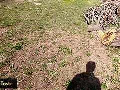 Stranger Fucked Me In The Woods! Doggystyle And Creampie Outdoors! Natural Amateur 4k Lusttaste