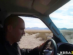 Nikki Benz In Car Mechanic Anal Sex In The Deser