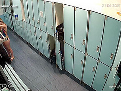 blonde changeroom.31