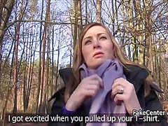 Hot Babe Fucking Outdoors For Cash