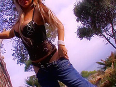 After Leaving Her Boyfriend The Blonde Felt Like Doing Something Adventurous So She Enjoyed Anal Sex In The Forest