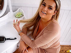 Katie T in Don't Be Jealous - DownblouseJerk
