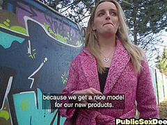 Public POV slut drilled by thick dick in wet pussy hole