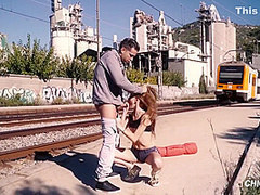 Kira L And Alberto Blanco In Sex In The Tr