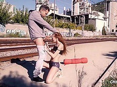 Kira L And Alberto Blanco In Sex In The Tr