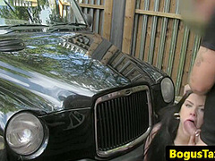 British Taxi Amateur Fucked Outdoors