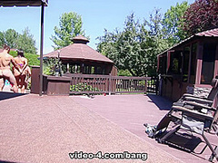 Shana Lane and Heidi Van Horny fuck the pool and partner swap - BANG!