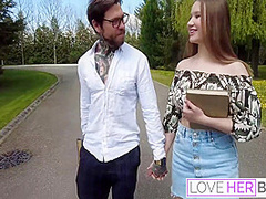 Favorite Student 9 Min - Amalia Davis, Dean Van Damme And Huge Boobs