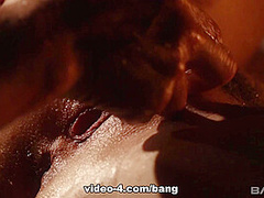 Caroline De Jaie spreads her wet pussy wide for his throbbing cock - BANG