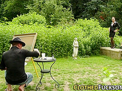 Glam Whore Rides Cock
