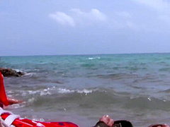 Double Penetration At The Beach With Horny French Pornstar With Shannya Tweens