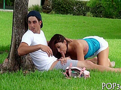Teen Challenges Enornous Cock