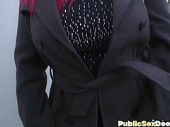 Tattooed redhead MILF fucked by big dick in missionary