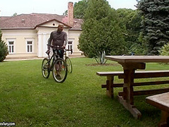 Tiffany Doll - Cyclist Gets Rear End Having Sex