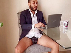 My Bosss Wife Seduces Me While I Have A Virtual Meeting With Him