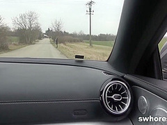 Fucked In The Trunk Of A Car For Some Cash 7 Min With Lauren Black And Peter Stallion