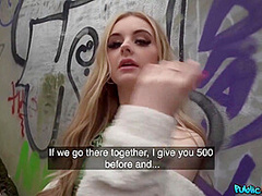 Baby Kxtten In Blonde Brit Copulated In Public
