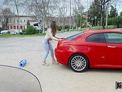 Leggy Babe Gets Bonked Ou - Briana Bounce And Marco Banderas