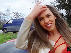 Leggy Babe Gets Bonked Ou - Briana Bounce And Marco Banderas