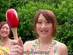Pool Time With Horny Asian College Girls - Bang