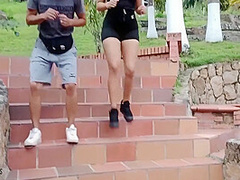 Big Ass Latina Reaches An Agreement With Her Trainer To Get Her Pussy Fucked - Porn In Spanish