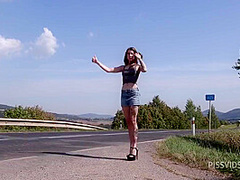 Eden Ivy In Hitch-hiking Wet 6on1, Mixed Boys, Atm, D