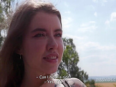Eden Ivy In Hitch-hiking Wet 6on1, Mixed Boys, Atm, D