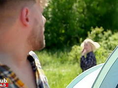 Cheating Fiancee Fucks His Wifes Best Friend Up The Ass On A Camping Trip And Cums On Face