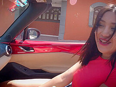 Beautiful Window Cleaner She Wants To Be A Porn Star And Ill Cast Her In The Car