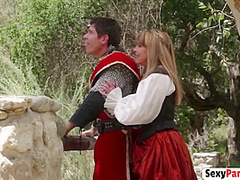 Perfect Looking Princess Pounded In Outdoor Action