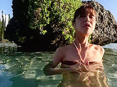 Bite Off More Than You Chew.she Feld On Cloud Nine In The Nature