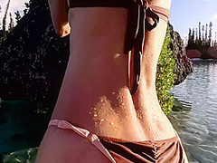 Bite Off More Than You Chew.she Feld On Cloud Nine In The Nature