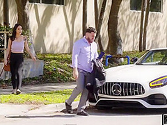 Peter Green And Melody Foxx In Babe Rides Her Sugar Daddy In