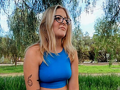 Jill Taylor In Bubble Butt Newcomer Loves To Be Fingered In The Outdoors More Than Anythin