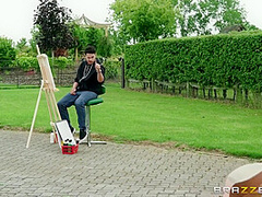 Danny D And Alessandra Jane - Horny Outdoor Sex With