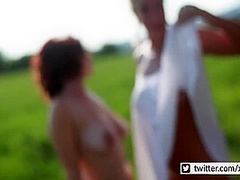 Girls Showing Tits And Pussy In The Sunset 12 Min
