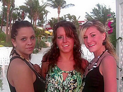 Girls Flashing on Vacation Treasure Island Florida