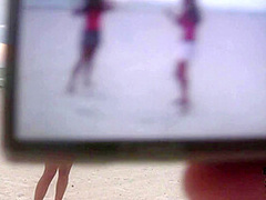 Girls Flashing on Vacation Treasure Island Florida