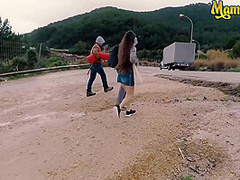 X Sxyprn - Exclusive Behind The Scenes - Marathon 5/8 Vs Hot Latinas Rough Sex Outside! - Amina Danger And Tiffany Doll