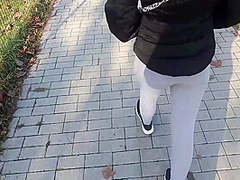 The North Viking In I Couldnt Wait Any Longer. I Cum In My Girlfriend Panties On The Street. 11 Min