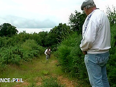 Per Fection In A Young Couple Having Assfucking Sex Outdoor Threesome