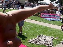 Hot Naked Strippers Outdoors