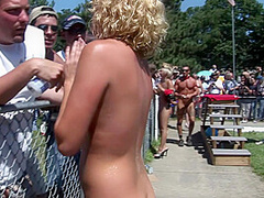 Hot Naked Strippers Outdoors