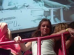 Short But Sweet Wet Tshirt Contest And Girls Letting Us Film Upskirt While They Dance