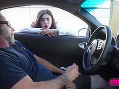 Schoolgirl Watched Me Jerk in Public