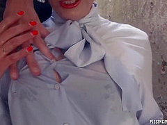 Pissing Fetish Fully Clothed At Outdoor With Per Fection