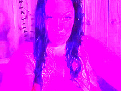 Brunnette flashing her boobs at the hot tub